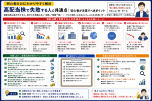高配当株で失敗する人の共通点｜初心者が注意すべきポイント