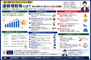 連続増配株とは？初心者向けに魅力と注意点を解説