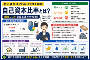 自己資本比率とは？倒産リスクを見る基本を初心者向けに解説